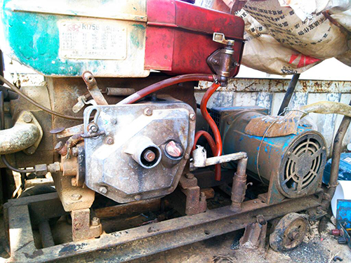 华龙单杠柴油机发电机出租